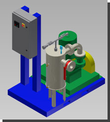 Vacuum Pumping Skid Drawing CAD